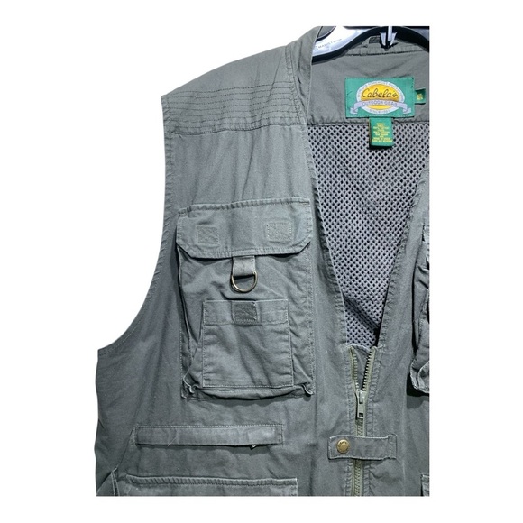 Men’s Cabela’s Multi Pocket Fishing Vest Sz 2XL - Picture 3 of 5